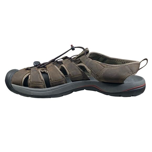 Keen Mens Newport Brown Leather Trail Hiking Sandal Size US 12 main image 5